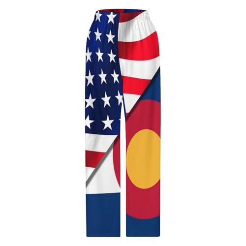 USA And Colorado State FlagChildren's Casual Pajamas140CM3