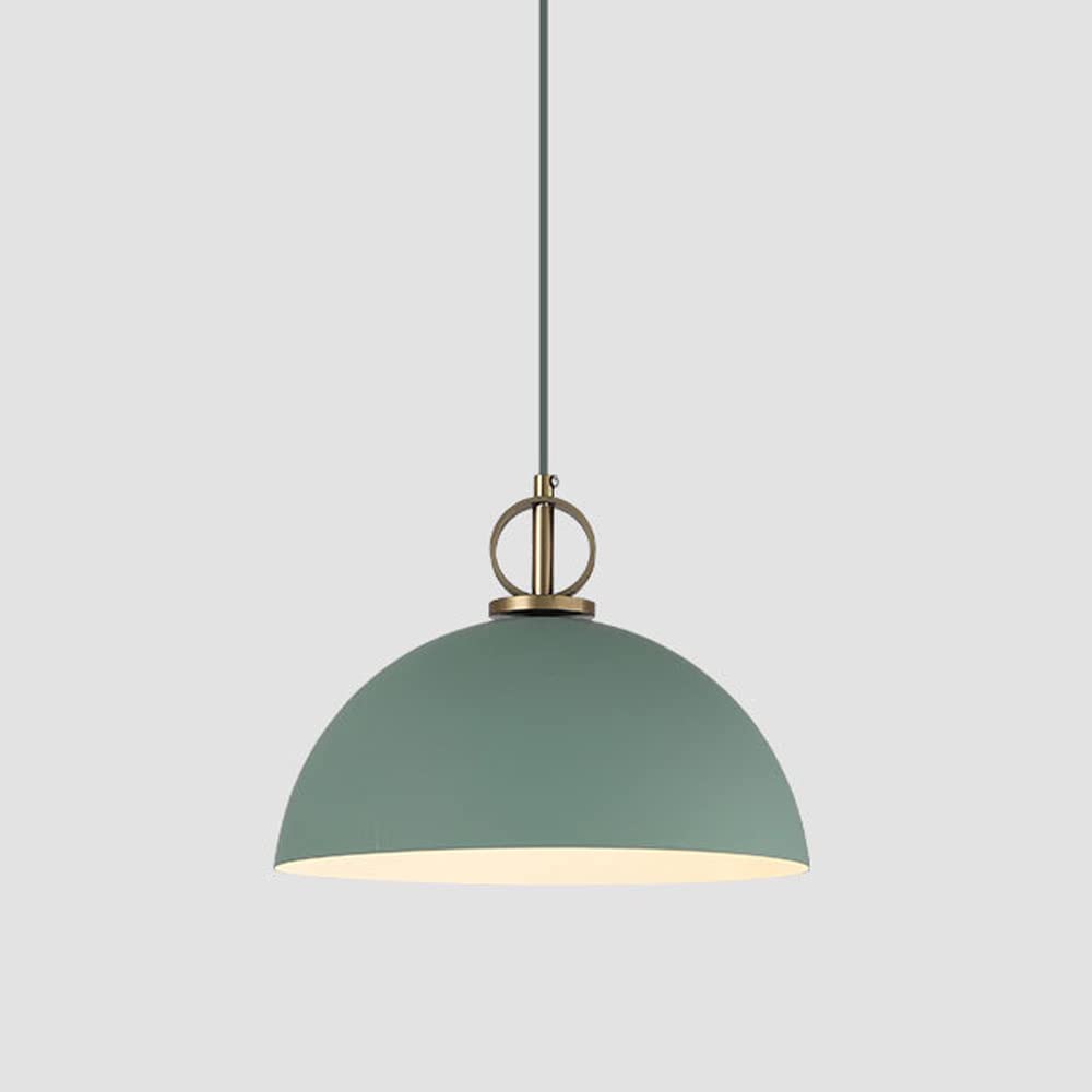 HXYSXHJUO Industrial Macaron Pendant Light Fixture - Adjustable Height Aluminum Chandelier for Kitchen Island, Dining Room, and Restaurant(D,40cm)