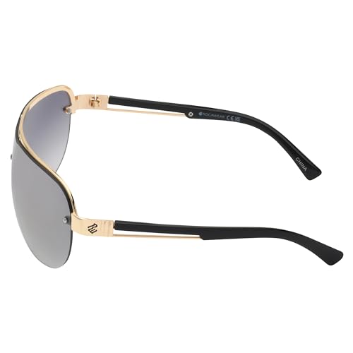 Image of Rocawear mens R1555 Metal Shield Uv400 Protective Aviator Pilot Sunglasses. Gifts for Men With Flair, 142 Mm Aviator Sunglasses