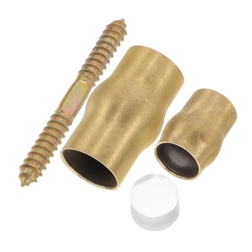 Alipis DIY Cane Walking Stick Hardware Ordinary Elderly Crutch Joint Set Sturdy Brass Ferrule Kit