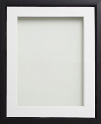 Frame Company Drayton Range 14x11-inch Grey Picture Photo Frame with White Mount For Image Size A4