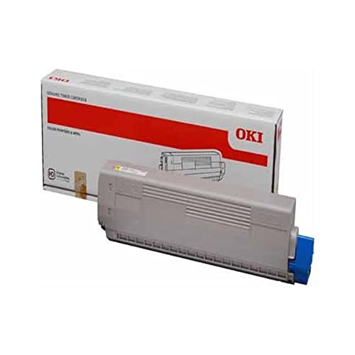 Toner laser Jaune Oki OK44844613 consommable impression de rechange jaune