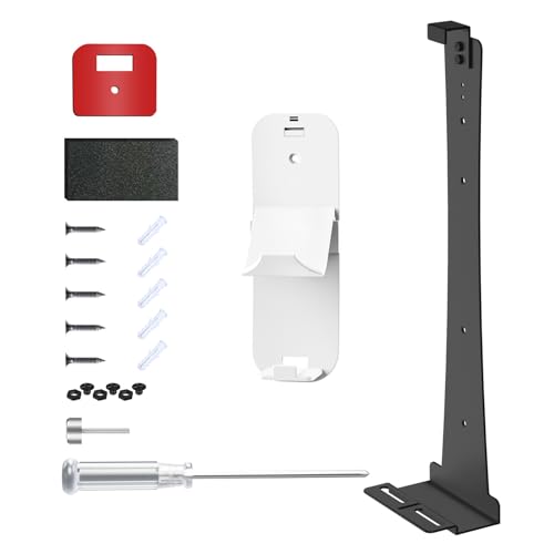 Para PS5Pro/Soporte de Pared de Consola Delgada + Juego de Ganchos de Almacenamiento,Para Accesorios de Almacenamiento del kit de Montaje en Pared Universal de Consola para P5