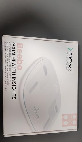 FitTrack Beebo Balance Connectée Familiale (Digitale) - Mesure l'IMC & Masse Graisseuse - Mode Femme Enceinte et Enfant - Balance de Salle de Bain Bluetooth...