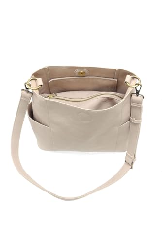 Image of Joy Susan Side-Pocket Bucket Bag: Kayleigh Crossbody