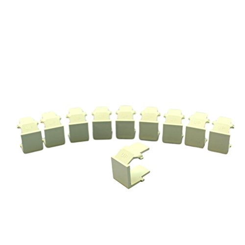 Module QuickPort 40859-BA Leviton Blank Snap-In Amande pour plaque murale
