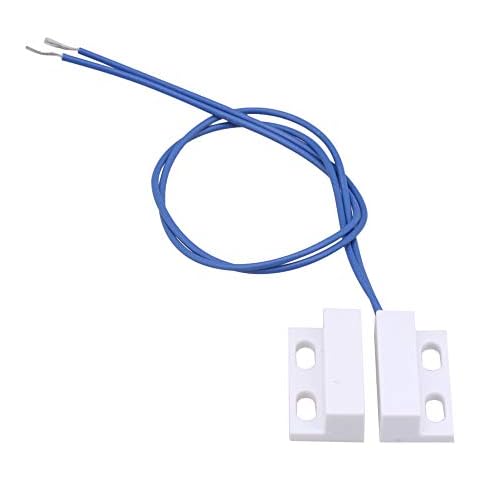 Mxfans White N.O. Magnetic Proximity Contact Reed Switch AC 110-220V for Door Cover