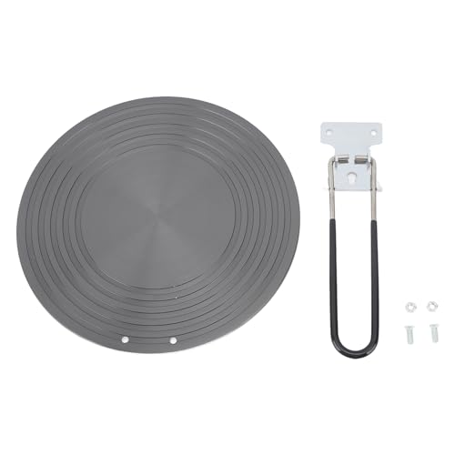 Heat Diffuser, Round Heat Conduction Plate for Gas Stove Aluminum Alloy Adapter Plate with Removable Handle for Electric Gas Stove Glass Induction Cooktop Heat Diffuser(XL)
