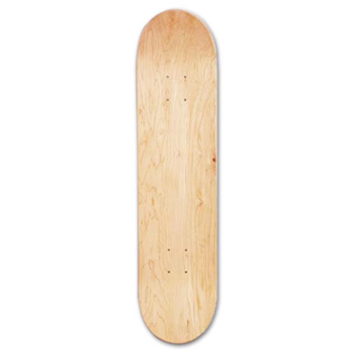 Tabla de monopatín | Tablas de skate en blanco de madera de arce | Tabla de skate lisa de 8 pulgadas | Tabla de skate en blanco de arce de 8 capas | Cubierta cóncava para principiantes, adolescentes y