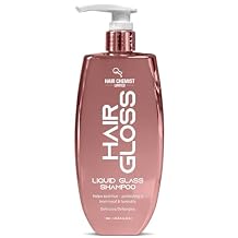 Hair Chemist Hair Gloss Liquid Glass Shampoo 33.8 oz. - Smoothing Shampoo, Adds Smooth & Shine, LIghtweight Formula for All Hair Types, Reduces Frizz