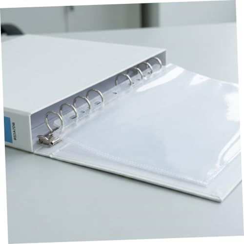 Alasum Picture Album Page Sleeves Ultra Thin Pp Material 50 Sheets A5 Wide Format Card Sleeve Holder with Single Pocket Scratch Resistant and Wear Resistant for 7 Ring Binder for Home - Image 5