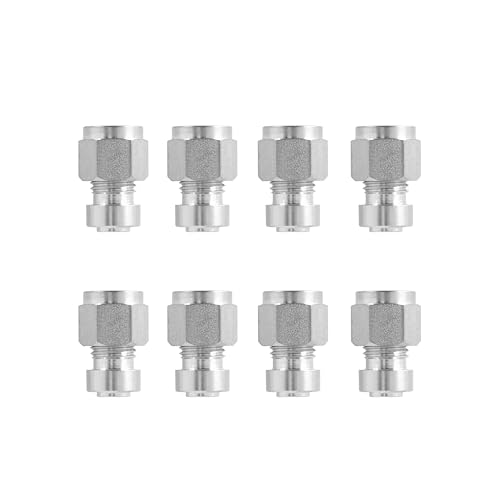 Holley EFI 543-163 1/4" Stainless EGT Weld Bung - 8 Pack