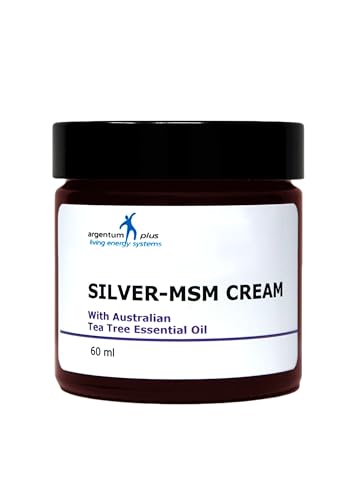 Silber-MSM Crème mit aus wildsammlung australisches Teebaumöl - 60 ml Silber-MSM Crème mit aus wildsammlung australisches Teebaumöl - 60 ml