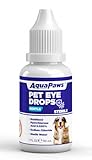 QUQU Natural Dog Eye Drops and cat Eye Drops, pet Eye Drop,Relieve Dry Eyes Pink Eyes, Pet Tear Stain Cleaner Horses (0.98 Fl Oz)