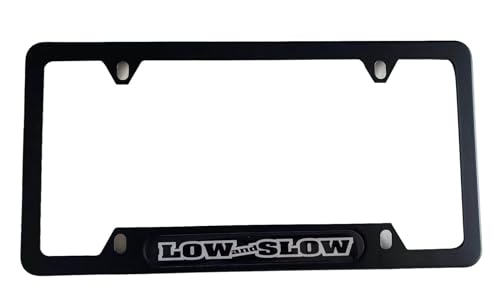 AJSDFGSH Low and Slow License Plate Frame