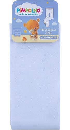 Meia Calça Fina Feminina 00-15 Pimpolho Tamanho:00-15;Cor:Branco