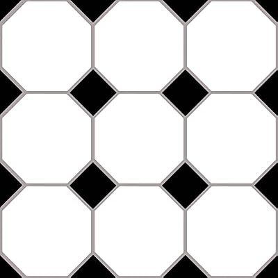 FloorPops Hudson Peel & Stick Floor Tiles, Black