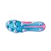 PUMA Men's Ultra 5 Match Firm, Artificial Ground Soccer Cleats Sneaker, White/Luminous Blue/Poison Pink/Fizzy Melon, 13