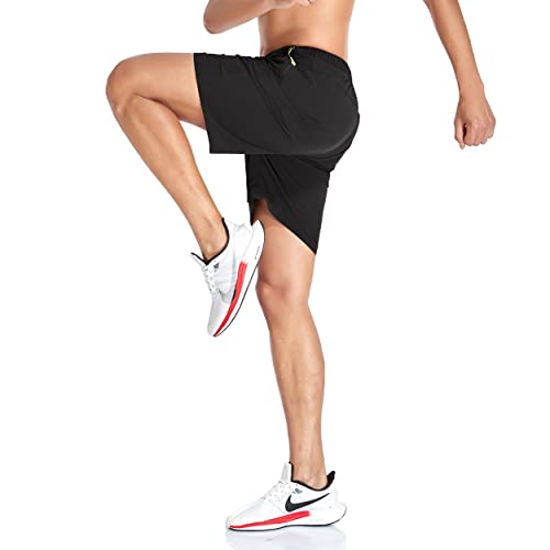 Selovzz Short masculino para academia, esportivo, de secagem rápida, para treino, corrida ou treinam