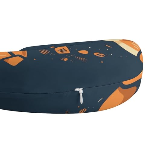 Almohada viscoelástica 30 cm x 25 cm para viaje miniatura 4