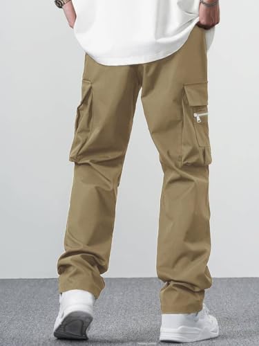 Image of TAGDO Men's Casual Techwear Drawstring Cargo Pants Hiphop Baggy Pants (2024)
