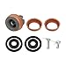 Replacement Piston for Hand Pump Type 75 with Leather Sealing Ring, Cast Iron Pump Piston with Bolts, Hand Pump Repair Kit No Tools, Garden Pump Replacement Components