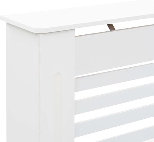 Miniatura 6 de Cubierta de radiador de MDF con diseño horizontal, cubierta de calentador, estante de gabinete para electrodomésticos, accesorios de calefacción,
