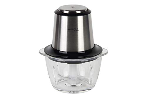 Picadora Eléctrica Modelo Olvera I Fabricada En Acero Inoxidable Y Cuerpo De Cristal I 400 W I Capacidad 1,2 L En Oferta Cofan Picadora Eléctrica | Modelo Olvera | Fabricada En Acero Inoxidable Y Cuerpo De Cristal | 400 W | Capacidad 1,2 L