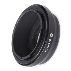 Leinox AD-M03 Anillo Adaptador para Lentes Canon FD en Micro 4/3 Carcasa, Negro