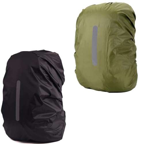 Housse de Pluie pour Sac à Dos, 2 Pièces Housses