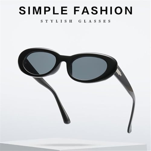 ZIUTNSAV-Sunglasses Women Vintage Rivet Oval Sunglasses Men Glasses UV400 Eyeglasses Shades4