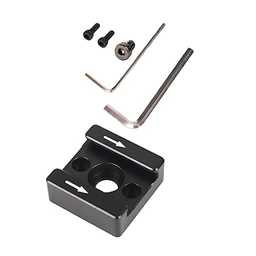 NUOBESTY 1 Juego Soporte Adaptador Frío para Cámara DSLR Montaje de Zapata Fría Compatible con Micrófonos y Externas Diseño Profesional y Práctico Instalación Sin Herramientas para de