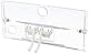 Geberit – Transparent Schutzplatte fuer Design 200 F und Twinline 241056001