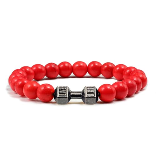 14 mancuernas de estilo con cuentas de piedra de lava, pulseras para mujeres y hombres, pulseras de metal para parejas, pulseras Bileklik para profesionales de la moda