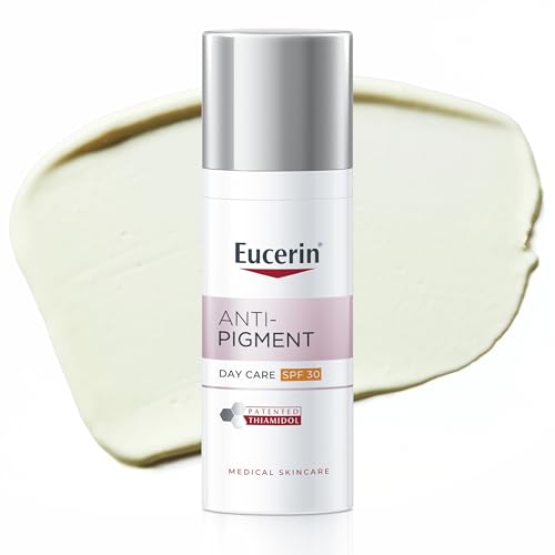Eucerin Anti-Pigment Crema Viso Giorno SPF30 50 ml, Crema antimacchie viso per una pelle più uniforme e luminosa, Formula arricchita con SPF 30, filtri UV e Thiamidol per tutti i tipi di pelle