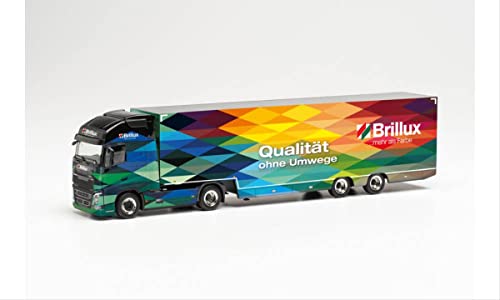 Herpa 314343 Volvo FH GI. XL Box Semitrailer Truck Brillux