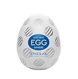 TENGA Egg Spherem Dark Blue, Disposable, Super-Stretchable, Pleasurable, Male Masturbation Sleeve