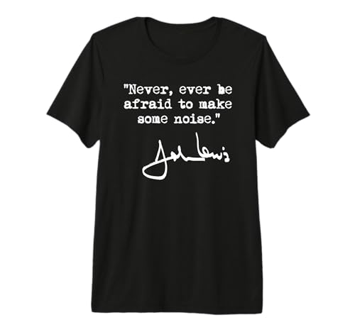 Never be afraid to make some noise - John Lewis Premium Tri-blend T-Shirt