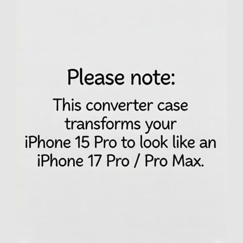 Image of LuxuryKase Converter Case for iPhone 15 Pro | Premium Protective MagSafe Cover | iPhone 17 Pro Series Style Design | in Built Camera Guard | Wireless Charging Compatible - Orange