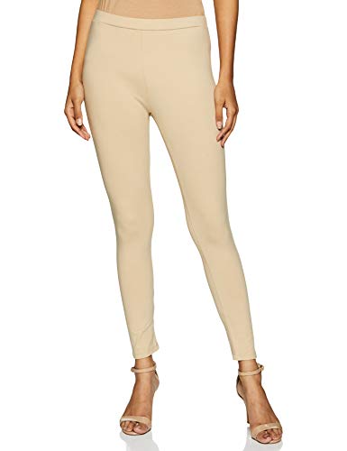 Image of GO COLORS Cotton Stretch Kurti Pants Full Length for Women | Breathable, Mid Rise, Tall