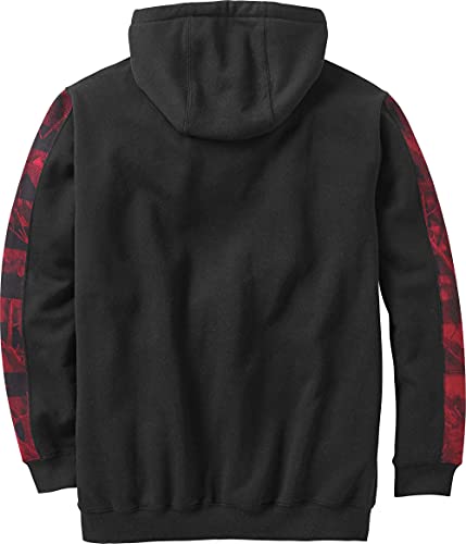 Legendary Whitetails Men's Standard Camo Plaid Outfitter Hoodie, Black, X-Large #TOP10