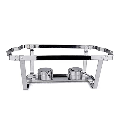AIZYR Edelstahl Chafer in Voller Größe - Faltbare Chafers Und Buffetwärmer-Sets Mit Wasserpfanne, Speisepfanne Für… – Bild 8
