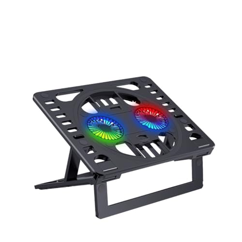 Soporte Plegable para Laptop con Ventilador de Enfriamiento