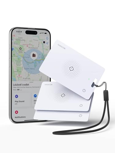 Lululook Air Tag Karte 3er Pack Bianco iOS