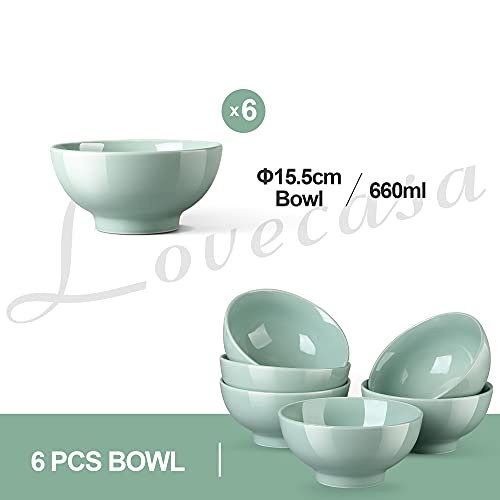 LOVECASA Serie Sweet Porcellana Ciotola Set, Set