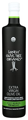 The Lonely Olive Tree Organics Aceite de Oliva Extra Virgen 750 ml x6