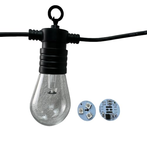 30 �s�N�Z��/�X�g�����O 50 �~�����[�g�� 3D �A�h���X�\�s�N�Z���d�������h�[�� DC12V/24V IP68 RGB RGBW �t���J���[ RGB/RGBW/RGBCCT 3 �R�A 18AWG ���C���[(XConnect pigtails,12V
