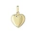 Produktbild NKlaus 585 Gold gelbgold Herz Anhänger Ketten hochglanzpoliert 10,5x10mm Damen Mädchen 4761