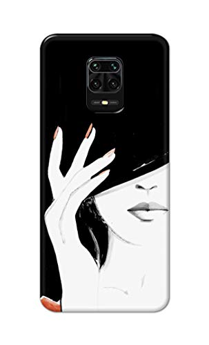 Image of PRINTFIDAA Photo of Beautiful Girl Hard Back Cover for Redmi Note 9 Pro /Note 9 Pro Max /Redmi Note 10 Lite Back Cover -(P6) KAT1005