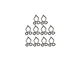 Lot de 10 Agrafes de Fixation pour Panneaux Intérieurs de Portière, Compatible avec R4, R6, 4L